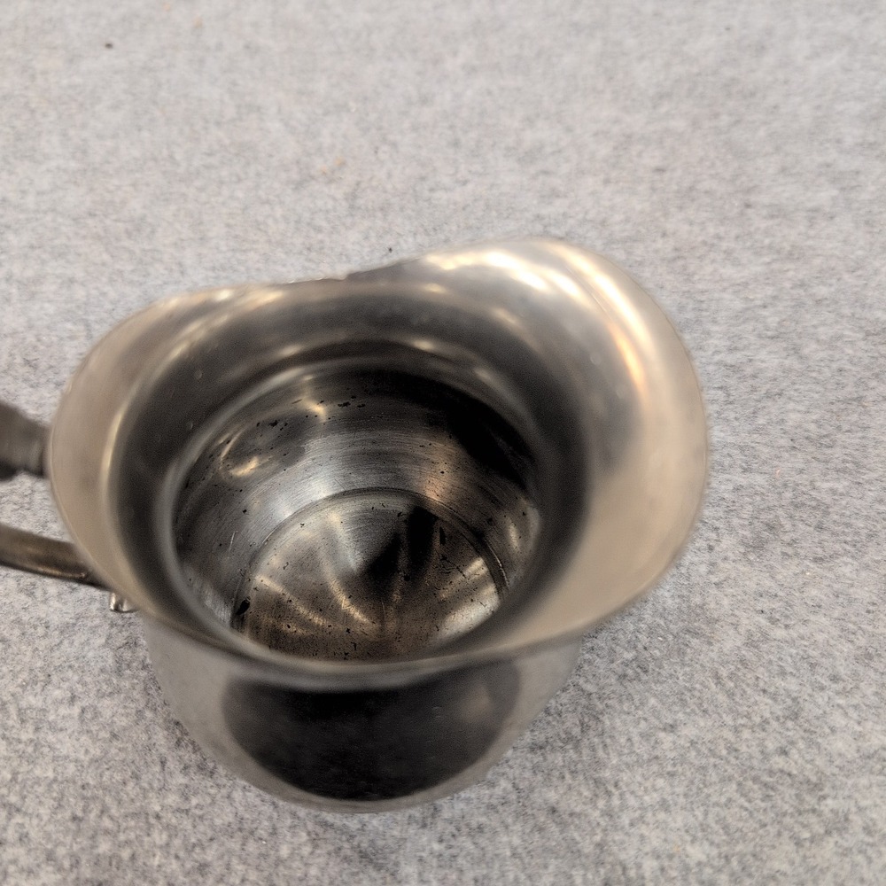 Vintage Pewter Pitcher Creamer Small Jug WEB 1137 - Picture 3 of 6